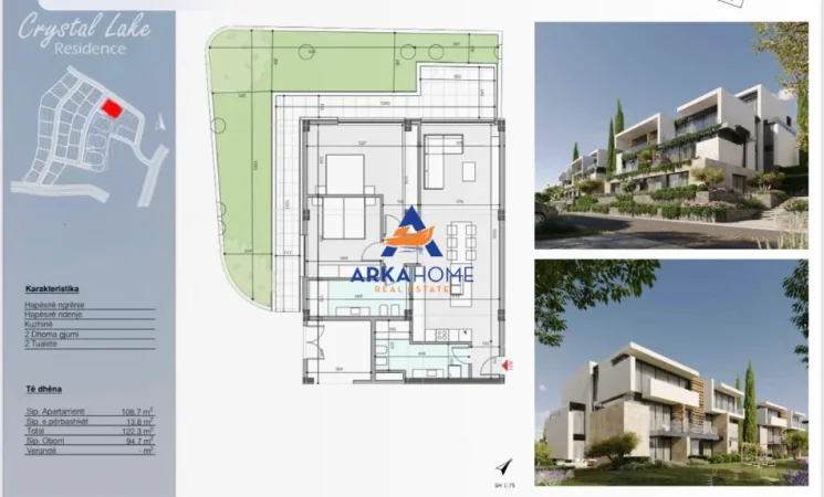 Tirane, shitet apartament 2 Katshe Kati 2, 141 m² 300.900 € 