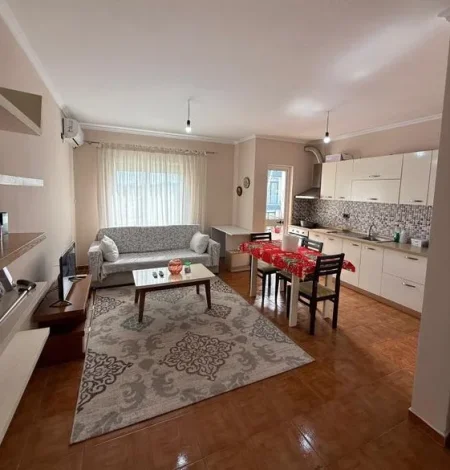 Tirane, jepet me qera apartament 1+1 Kati 8, 54 m² 420 € (Ali Demi)