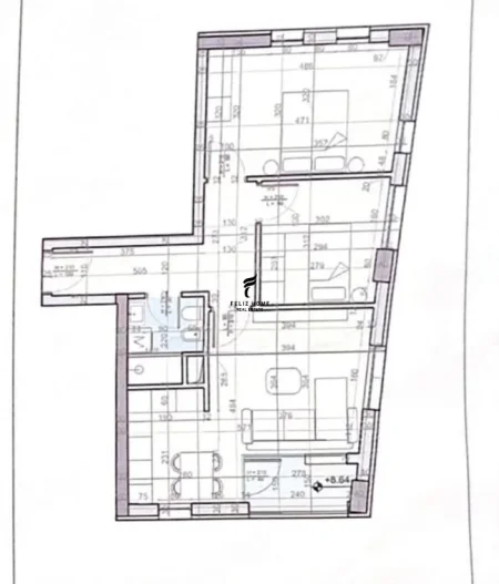 Tirane, shitet apartament 2+1 Kati 2, 85 m² 128.250 € (ASTIR)