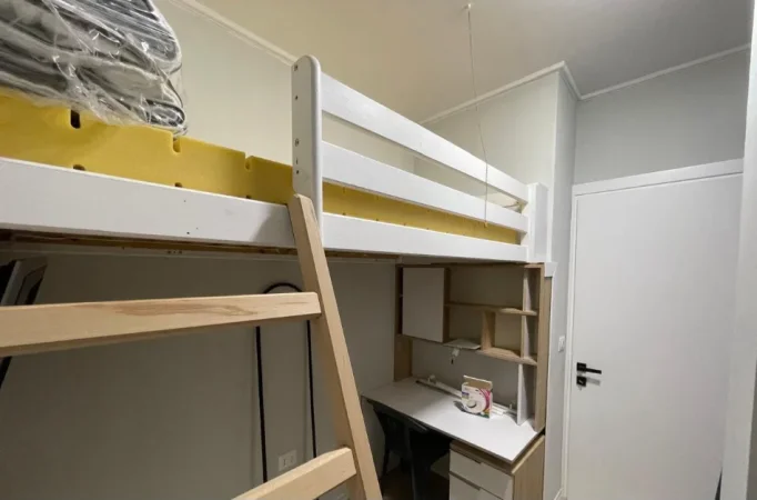 Tirane, jepet me qera apartament 1+1 Kati 5, 62 m² 650 € 