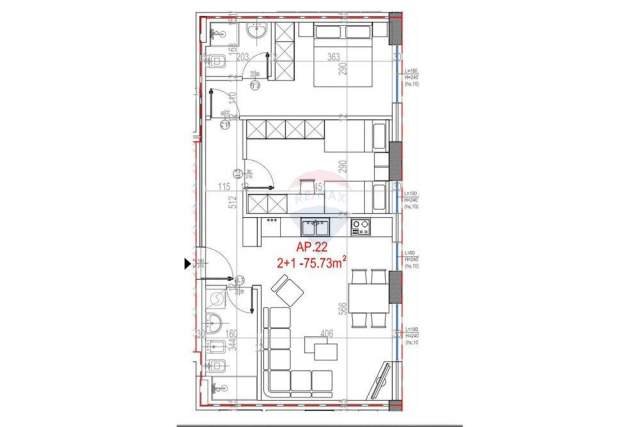 Tirane, shitet apartament 2+1+BLK Kati 6, 91 m² 228.500 Euro (Rruga Kavajes)