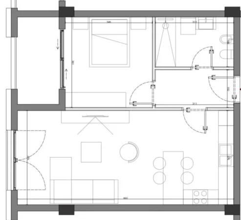 Vlore, shitet apartament 1+1 Kati 0, 79 m² 214.461 € (Palase)