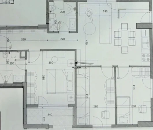Tirane, shitet apartament 3+1 Kati 6, 105 m² 90.000 € (KAMEZ)