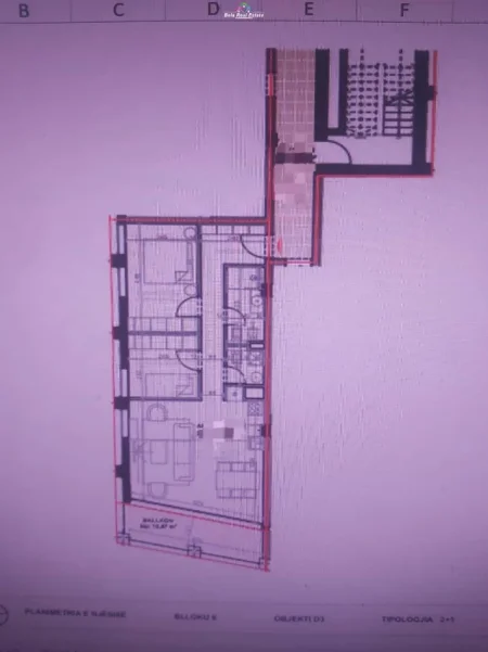 Vlore, shitet apartament 2+1 Kati 4, 101 m² 326.000 € (Vlora- Marine)