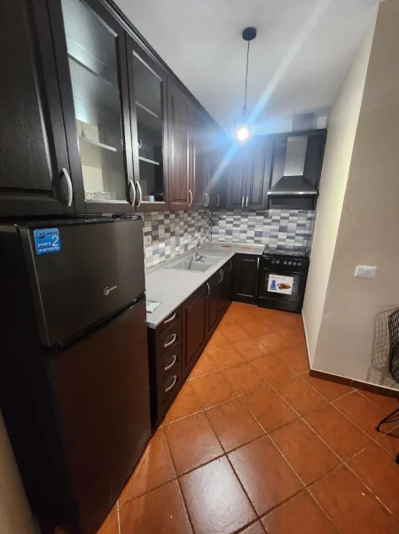 Tirane, jepet me qera apartament 1+1+Ballkon Kati 9, 500 € (Pallati me Shigjeta, Perball Delijorgjit)
