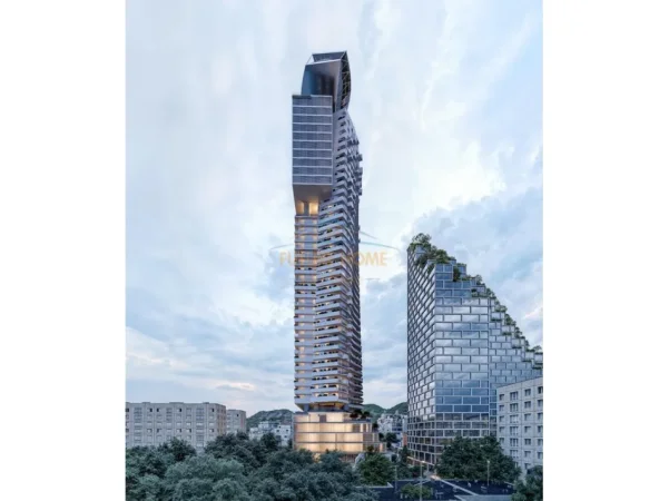 Tirane, shitet apartament 1+1+Ballkon Kati 21, 80 m² 216.550 € (DRITAN HOXHA)