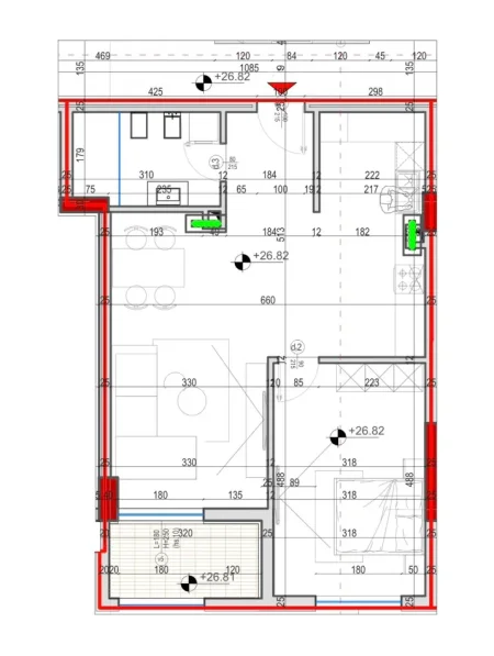 Tirane, shitet apartament 1+1 Kati 8, 87 m² 135.530 € (Astir)
