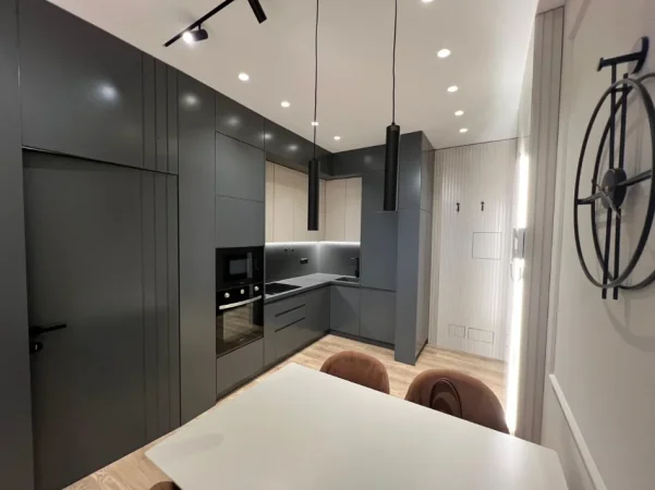 Tirane, jepet me qera apartament 1+1+Ballkon Kati 12, 75 m² 950 € (Garden Building)