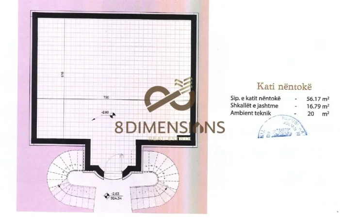 Korce, shitet Vile 4+1+Ballkon Kati 0, 220 m² 355.960 € (mali i thate)