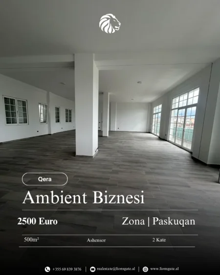 Tirane, jap me qera ambjent biznesi , 500 m² 2.500 € 