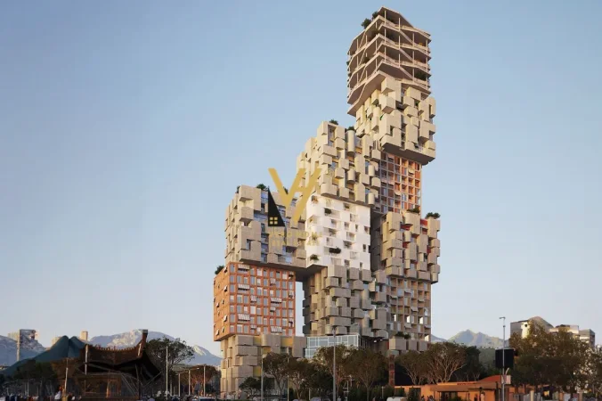 Tirane, shitet apartament 2+1+Ballkon Kati 19, 115 m² 266.000 € (HORA VERTIKALE, MUHAMET GJOLLESHA)