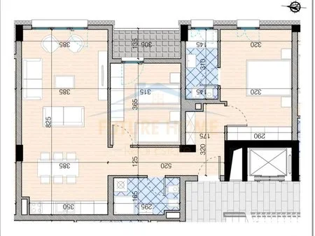 Tirane, shitet apartament 2+1 Kati 9, 110 m² 209.900 € 