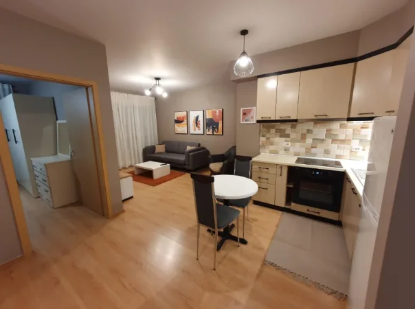 Tirane, jepet me qera apartament 1+1+Ballkon Kati 2, 66 m² 550 € (Kompleksi Kontakt)
