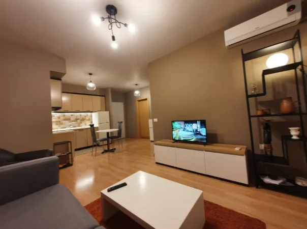 Tirane, jepet me qera apartament 1+1+Ballkon Kati 2, 66 m² 550 € (Kompleksi Kontakt)