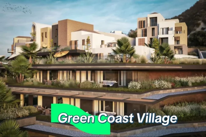 Dhermi - Palase, shitet apartament 1+1 , 94 m² (Green Coast Village)