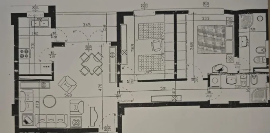 Tirane, shitet apartament 2+1 Kati 8, 101 m² 250.000 € (Pallati me Shigjeta)