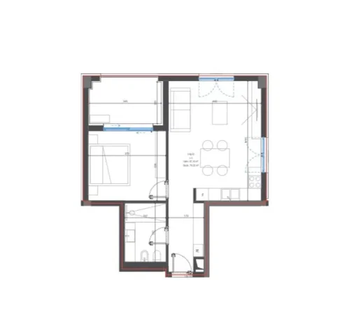 Vlore, shitet apartament 1+1 Kati 2, 79 m² 238.000 € (DHERMI)