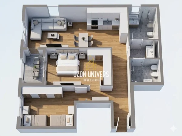 Tirane, shitet apartament 2+1+Ballkon Kati 4, 115 m² 149.500 € (Tirana Entry III, ish Dogana)