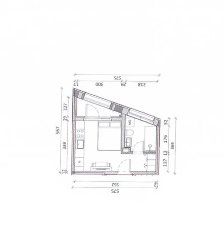 Tirane, shitet garsonier Kati 6, 31 m² 62.000 € (REZIDENCA KADIU)