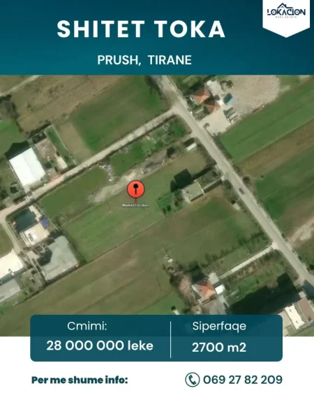 Tirane, shitet truall , 2.700 m² 290.000 € (prush)