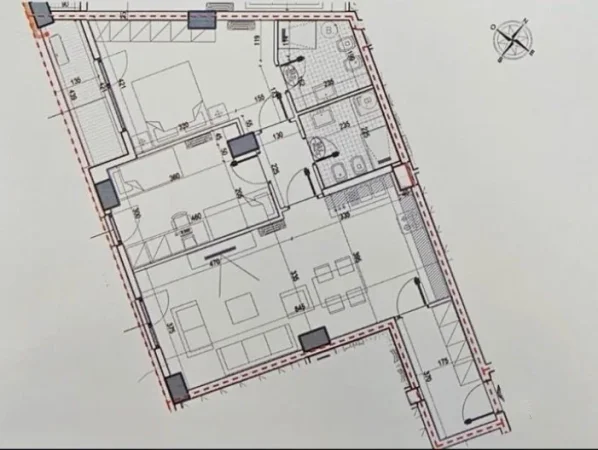 Tirane, shitet apartament 2+1+Ballkon , 106 m² (Bulevardi i Ri, Gener 2)