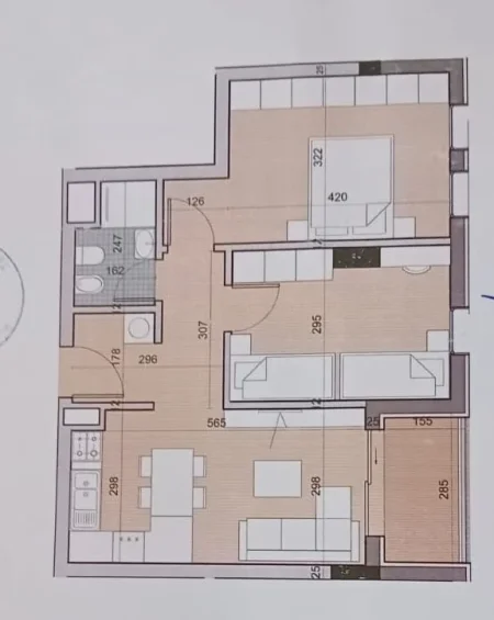 Tirane, shitet apartament 2+1 Kati 2, 80 m² 100.000 € (UNIVERS CITY)