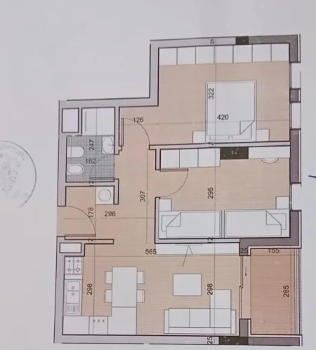 Tirane, shitet apartament 2+1+Ballkon Kati 2, 81 m² 100.000 € (Dritan Hoxha) UNIVERS CITY 📍