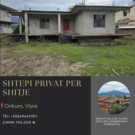 Vlore, shitet shtepi 2+1 Kati 1, 499 m² 190.000 € (Orikum, Vlore)