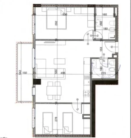 Tirane, shitet apartament 2+1+Ballkon , 106 m² 121.210 € (Aluna Complex, Paskuqan)