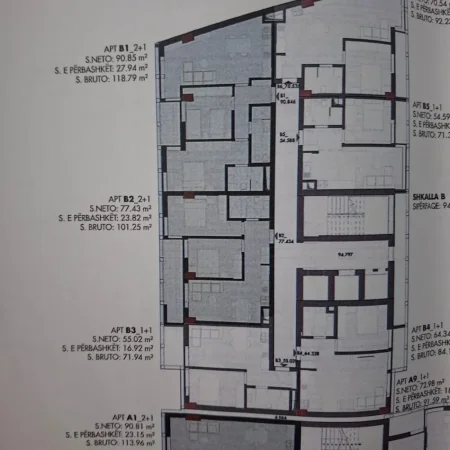 Tirane, shitet apartament 2+1 Kati 0, 