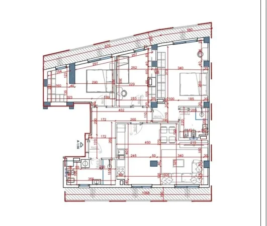 SHITET PENTHOUSE : 3+1+2wc +1 Post Parkimi📍Paskuqan (Buze Rruges kryesore) - 🔥1100€/m²🔥 - 185,000€ - Sp.149m² || Pamje Panoramike🌞