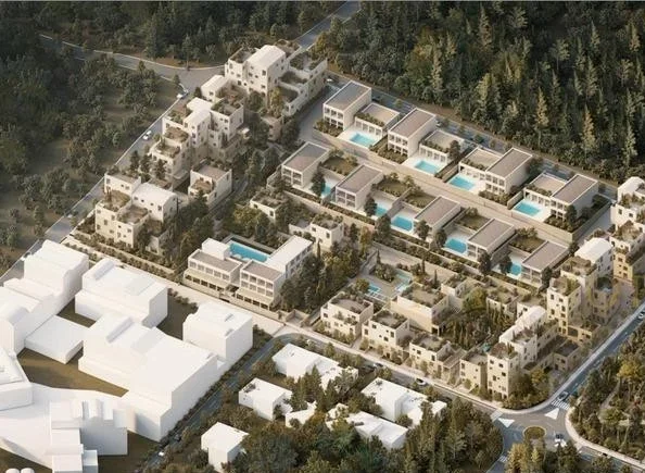 Dhermi - Palase, shitet apartament 2+1+Ballkon Kati 5, 106 m² 296.000 € (Square Village, Dhermi)