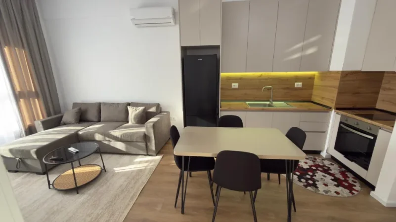 Tirane, jepet me qera apartament 1+1 Kati 6, 48 m² 415 € (Ali Demi)