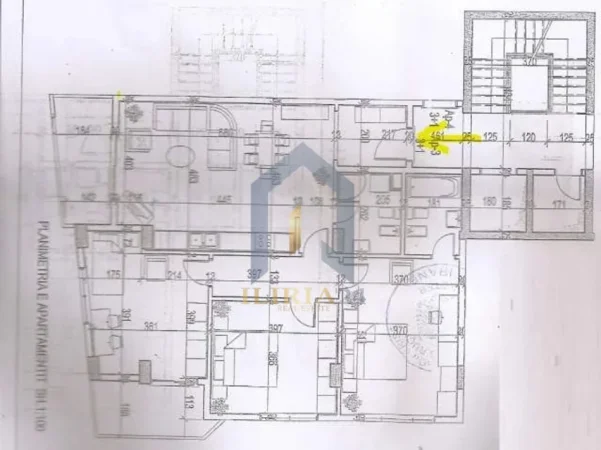 Tirane, shes apartament 3+1+Ballkon Kati 5, 146 m² 204.540 € (Apartament 3+1 për shitje në Astir)