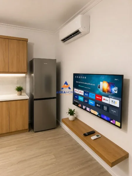 Tirane, jepet me qera apartament 1+1+Ballkon Kati 1, 45 m² 525 € 