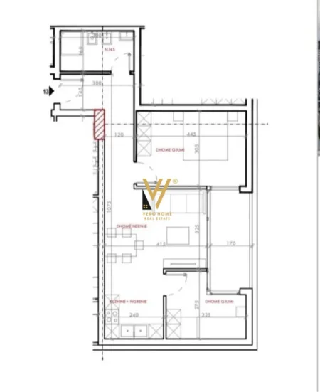 Tirane, shitet apartament 2+1+Ballkon Kati 7, 87 m² 105.000 € (ASTIR)