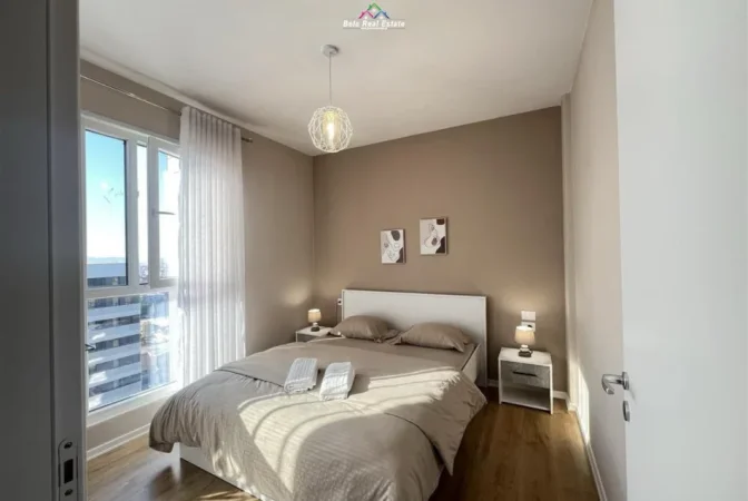 Tirane, jepet me qera apartament 1+1 Kati 9, 70 m² 600 € (don bosko)