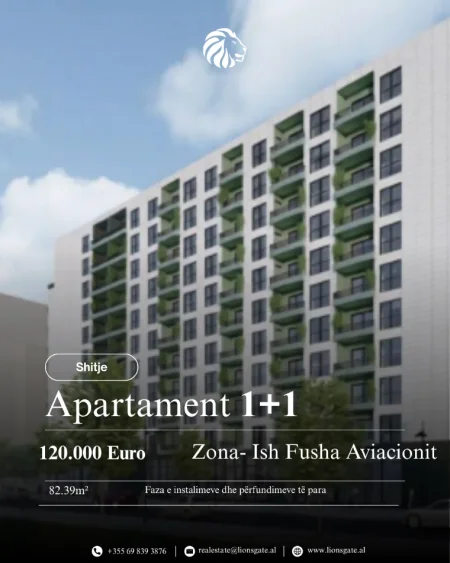 Tirane, shes 1+1 , 82 m² 120.000 € 