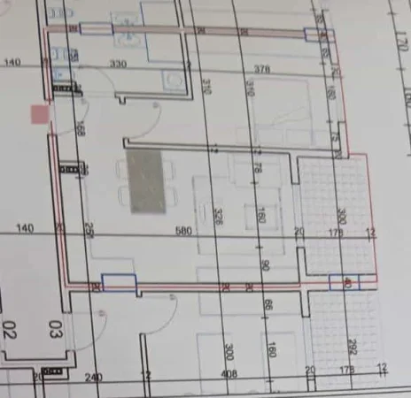 Tirane, shes apartament 1+1 Kati 2, 62 m² 59.300 € (paskuqan)