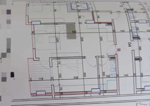 Tirane, shes apartament 1+1 Kati 2, 62 m² 59.300 € (paskuqan)