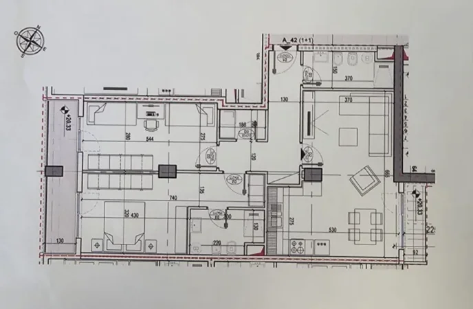 Tirane, shitet apartament 2+1 , 120 m² 241.500 € (Bulevardi i Ri)