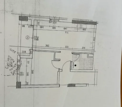 Tirane, shitet apartament 1+1 Kati 9, 64 m² 100.000 € (Porcelan)