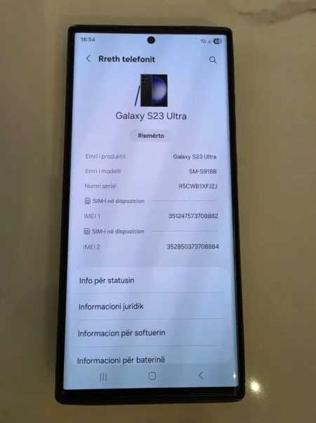 Tirane, Shes Celular-Smartphone Samsung Galaxy S23 Ultra 256GB Memorie 12GB Ram