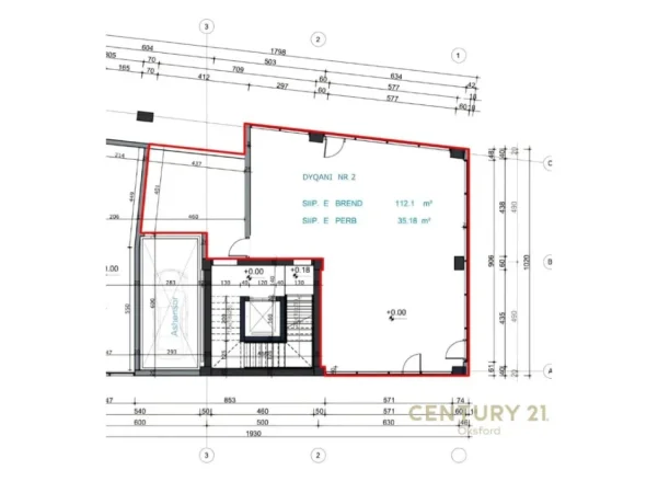 Tirane, shes ambjent biznesi Kati 0, 177 m² 555.000 € (Shkolla e Kuqe)