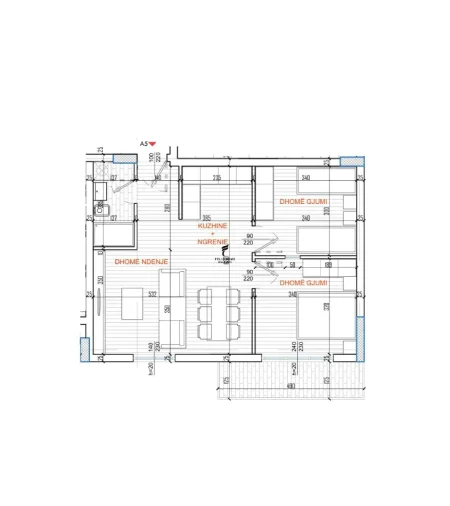 Tirane, shitet apartament 2+1 Kati 6, 78 m² 162.200 € (ISH PARKU)