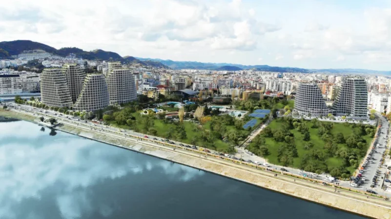 Tirane, jepet me qera ambjent biznesi Kati 1, 93 m² 1.200 € (Lake View Residence)