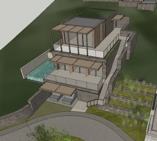 Dhermi - Palase, shitet Vile 3 Katshe Kati 3, 690 m² 1.516.500 € (Green Coast 2, Palase)