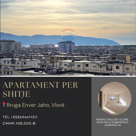 Vlore, shitet apartament 1+1 Kati 6, 72 m² 108.000 € (Rruga Enver Jaho, Vlore)