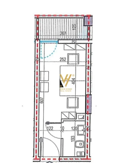 Tirane, jepet me qera zyre Kati 1, 26 m² 320 € (BULEVARDI I RI)
