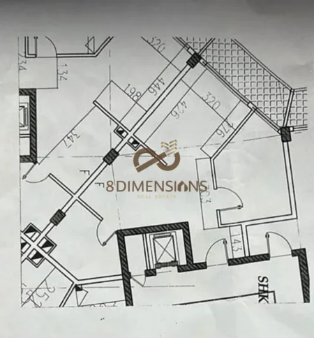 Tirane, shitet apartament 1+1+Ballkon Kati 4, 77 m² 110.000 € (astir)